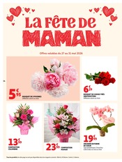 Promos Orchidée dans le catalogue "La Fête De MAMAN" de Auchan Hypermarché Orchidée en promo dans le catalogue Auchan Hypermarché à la page 34