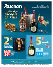 Champagne Angebote im Prospekt "Sélection Alcools & Vins" von Auchan Hypermarché auf Seite 1