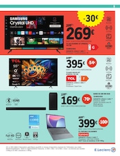 Télévision Angebote im Prospekt "SOLDES À PRIX E.LECLERC" von E.Leclerc Télévision Angebote im Prospekt "SOLDES À PRIX E.LECLERC" von E.Leclerc auf Seite 5