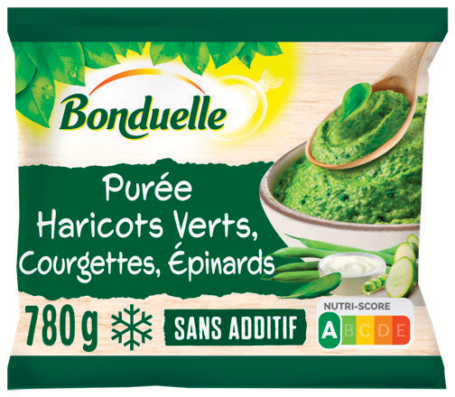 Purée Haricots Verts, Courgettes, Épinards Surgelée - BONDUELLE - Intermarché Express à Nice Purée Haricots Verts, Courgettes, Épinards Surgelée - BONDUELLE en promo chez Intermarché Express Nice à 2,12 €