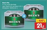Pils im Angebot bei Netto Marken-Discount in Gütersloh Pils Angebote von Beck's bei Netto Marken-Discount Gütersloh für 21,00 €