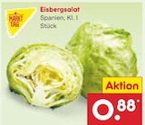 Eisbergsalat von Markttag für 0,88 € bei Netto Marken-Discount im Angebot Eisbergsalat von Markttag im aktuellen Netto Marken-Discount Prospekt