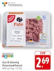 EDEKA Häusern - Putenhackfleisch Angebot im Prospekt Putenhackfleisch bei EDEKA im Häusern Prospekt für 2,69 €