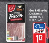 Delikatess Bacon bei EDEKA im Prospekt "" für 1,12 €