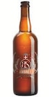 Bière ambrée - 75 cl - BRASSEURS SAVOYARDS - NaturéO à Sarcelles Bière ambrée - 75 cl - BRASSEURS SAVOYARDS en promo chez NaturéO Sarcelles à 3,75 €