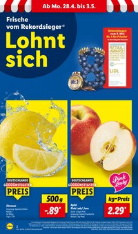 Äpfel im Lidl Prospekt "LIDL LOHNT SICH" mit 61 Seiten (Osnabrück)