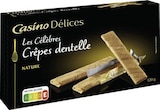 Crêpes dentelle nature - CASINO DELICES dans le catalogue Casino Supermarchés