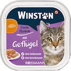Katze Feine Pastete oder Pastete & Häppchen im Rossmann Prospekt Katze Feine Pastete oder Pastete & Häppchen von Winston im aktuellen Rossmann Prospekt für 0,25 €