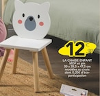 Promo LA CHAISE ENFANT à 12,99 € dans le catalogue Stokomani à Basse-Goulaine