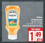 Grillsaucen von Heinz für 1,49 € bei EDEKA im Angebot Grillsaucen von Heinz im aktuellen EDEKA Prospekt