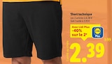 Promo Short technique à 2,39 € dans le catalogue Lidl à Saint-Congard