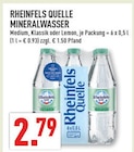 Mineralwasser Angebote von Rheinfels Quelle bei Marktkauf Bielefeld für 2,79 €