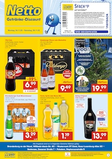 Netto Marken-Discount Bestensee Prospekt "DER ORT, AN DEM DU IMMER AUSGEZEICHNETE PREISE FINDEST." mit 2 Seiten