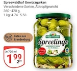 Gewürzgurken im Angebot bei GLOBUS in Leipzig Gewürzgurken Angebote von Spreewaldhof bei GLOBUS Leipzig für 1,99 €