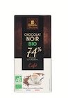 Promo Chocolat noir 74% Café à 3,20 € dans le catalogue Naturalia ""