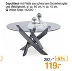 Couchtisch Angebote bei Opti-Wohnwelt Fulda für 119,00 €