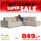 Aktuelle Ecksofa Angebote bei Seats and Sofas in Stuttgart Aktuelles Gio Ecksofa Angebot bei Seats and Sofas in Stuttgart ab 849,00 €