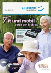 Blutdruckmessgerät im Curt Beuthel GmbH & Co. KG Prospekt in Wuppertal Aktueller Curt Beuthel GmbH & Co. KG Prospekt mit Blutdruckmessgerät, "Fit und mobil durch den Frühling", Seite 1