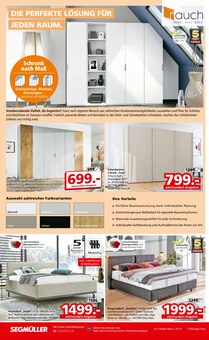 Kleiderschrank im aktuellen Segmüller Prospekt (Ulm) Kleiderschrank im Segmüller Prospekt "Highlight Angebote" mit 54 Seiten (Ulm)