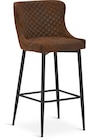 JYSK Barstuhl PEBRINGE mit Rückenlehne brauner Stoff/schwarz im JYSK Prospekt JYSK Barstuhl PEBRINGE mit Rückenlehne brauner Stoff/schwarz von JYSK im aktuellen JYSK Prospekt für 55,00 €