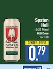 Hell im Angebot bei EDEKA in Kelheim Hell Angebote von Spaten bei EDEKA Kelheim für 0,79 €