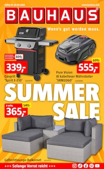 Aktueller BAUHAUS Memmingen Prospekt "SUMMER SALE" mit 8 Seiten