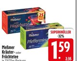 Hagebutte im Angebot bei EDEKA in Ravensburg Hagebutte Angebote von Meßmer bei EDEKA Ravensburg für 1,59 €