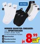 HERREN QUARTER-/SNEAKER- oder SPORTSOCKEN Angebote von Puma bei E center Mainz für 8,99 €