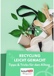 kaufDA Magazin Prospekt für Sanitz: "Recycling", 1 Seite, 12.08.2024 - 06.09.2024