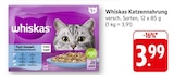 Katzennahrung im Angebot bei EDEKA in Mannheim Katzennahrung Angebote von Whiskas bei EDEKA Mannheim für 3,99 €