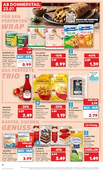 Toastbrot Angebot im Kaufland Prospekt, gültig von 20.07.2026 bis 22.07.2026 Toastbrot Angebot im aktuellen Kaufland Prospekt auf Seite 25
