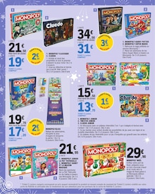 Promo Monopoly dans le catalogue E.Leclerc du moment à la page 96