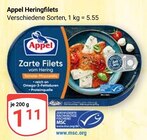 Heringfilets Angebote von Appel bei GLOBUS Oberhausen für 1,11 €