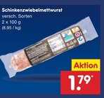 Aktuelle Zwiebelmettwurst Angebote bei Netto Marken-Discount in Leipzig Aktuelles Schinkenzwiebelmettwurst Angebot bei Netto Marken-Discount in Leipzig ab 1,79 €