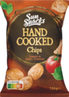 Chips au chaudron saveur tomate et basilic - Sun Snacks en promo à 1,29 € chez Aldi Chips au chaudron saveur tomate et basilic - Sun Snacks dans le catalogue Aldi