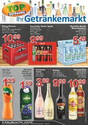 Aktueller TOP Getränke Prospekt mit König Pilsener, "Aktuelle Angebote", Seite 1