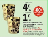 Bonbon dessert glacė au chocolat blanc & cookies x 12 - МAGNUM en promo chez E.Leclerc Bonbon dessert glacė au chocolat blanc & cookies x 12 - МAGNUM dans le catalogue E.Leclerc