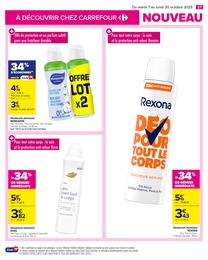 Prix et réduction Dove dans le prospectus Carrefour en cours Offre Dove dans le catalogue Carrefour du moment à la page 29