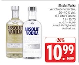 Aktuelles Vodka Angebot bei E center in Erlangen ab 10,99 €