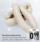 Aktuelles Knoblauchwürstchen Angebot bei E center in Reutlingen ab 0,99 €