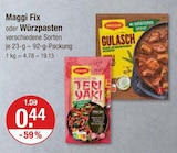 Fix oder Würzpasten von Maggi im aktuellen V-Markt Prospekt für 0,44 €