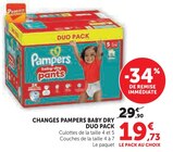 Baby Dry Pants Duo Pack - Pampers - Super U à Villeurbanne Baby Dry Pants Duo Pack - Pampers en promo chez Super U Villeurbanne à 19,73 €