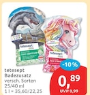 Badezusatz von tetesept für 0,89 € bei budni im Angebot Badezusatz von tetesept im aktuellen budni Prospekt