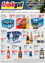 Trinkgut Prospekt für Cham mit 4} Seiten Trinkgut Prospekt für Cham: "Aktuelle Angebote", 4 Seiten, 22.12.2025 - 27.12.2025