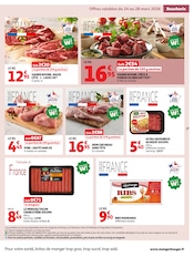 Promos Saucisse dans le catalogue "FÊTONS PÂQUES" de Auchan Hypermarché Saucisse en promo dans le catalogue Auchan Hypermarché à la page 29