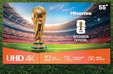 Téléviseur 55" UHD 4K - HISENSE en promo chez Hyper U La Rochelle à 299,00 €