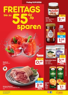 Nutella im Netto Marken-Discount Prospekt "Aktuelle Angebote" mit 73 Seiten (Wismar)