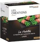 Les Habillés, 6 fagots de haricots verts lardés surgelés - Intermarché à 3,19 € dans le catalogue Intermarché Hyper