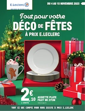 Prospectus E.Leclerc à Olivet, "Tout pour votre DÉCO DE FÊTES À PRIX E.LECLERC", 40 pages de promos valables du 04/11/2025 au 15/11/2025