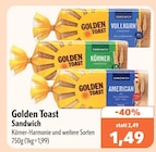 Sandwich Vollkorn von Golden Toast für 1,49 € bei aktiv & irma im Angebot Sandwich Vollkorn von Golden Toast im aktuellen aktiv & irma Prospekt